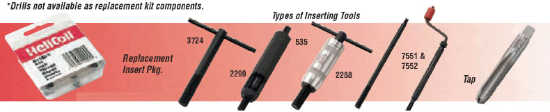HeliCoil Screw Thread Insert Thread Repair Kit #5401-3, 10 - 24 UNC Threads,  0.285 Insert Length - 61-768-8 - Penn Tool Co., Inc
